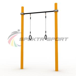 Купить Турник классический для занятий Воркаут с кольцами SP WRK-07 + Rings_76mm в Минеральныеводах 